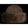 Toque / Bonnet Cable Fausse Fourrure Chocolat - Barts  Reference : 18852| Chapellerie Traclet