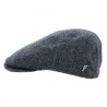 Casquette Plate Laine Rayures Bleues - Flechet Reference : 18857 | Chapellerie Traclet
