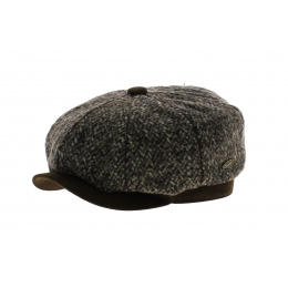 Blue Wool 8-Panel Cap - Fléchet
