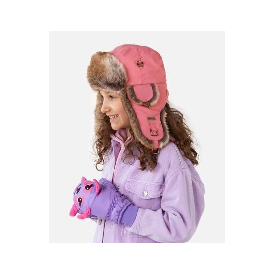 Pink Kamikaze Ushanka For Girls - Barts