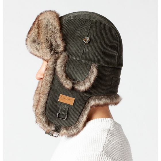 Gray Rib Bomber Army Ushanka Hat - Barts Gray Rib Bomber Army Ushanka Hat - Barts
