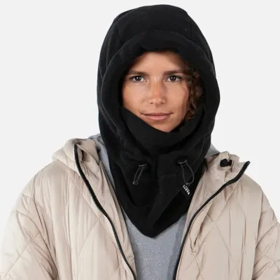 Cagoule Hoodieclava Polyester Noir - Barts Reference : 18876 | Chapellerie Traclet