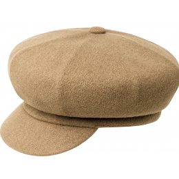 Spitfire Newsboy Cap Wool Camel - Kangol