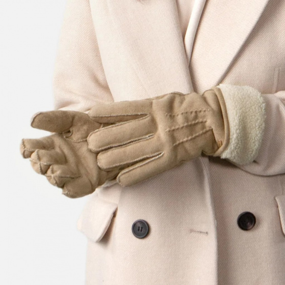 Yokam Women's Light Brown Gloves - Barts