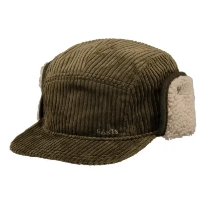Casquette velours cache-oreilles kaki - Barts
