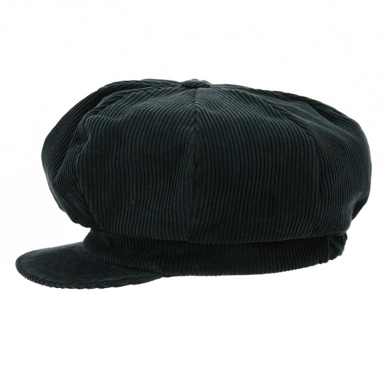 Casquette Gavroche La Jota velours Noire - Traclet