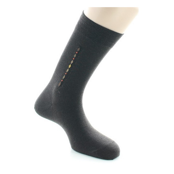 Brown Wool Men's Socks Made in France - Perrin