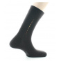 Men's Black Wool Socks Made in France - Perrin