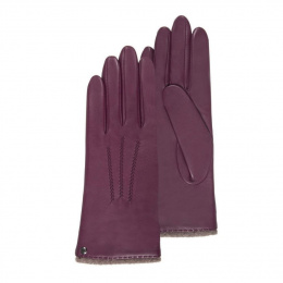 Women's Leather Gloves Lined with Cashmere - Isotoner
