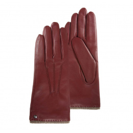 Women's Leather Gloves Lined with Cashmere - Isotoner