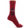 Dagobert Red Cotton Owl Socks Made in France Reference: 18912| Chapellerie Traclet