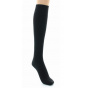 Chaussettes Hautes Mi-Bas Laine Noir Made in France - Perrin