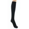 High Mid-Calf Wool Socks Black Made in France - Perrin Reference: 18915| Chapellerie Traclet