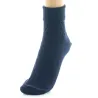 Women's Organic Wool Navy Socks Made in France - Perrin Reference: 18919| Traclet Hat Shop