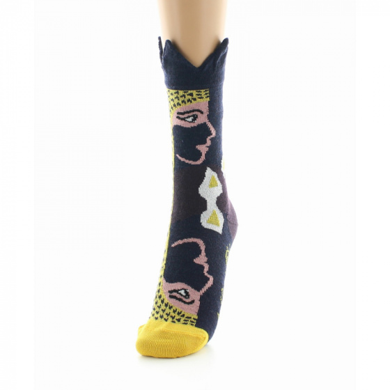 Women's Fancy Mid-Calf Socks - Berthe