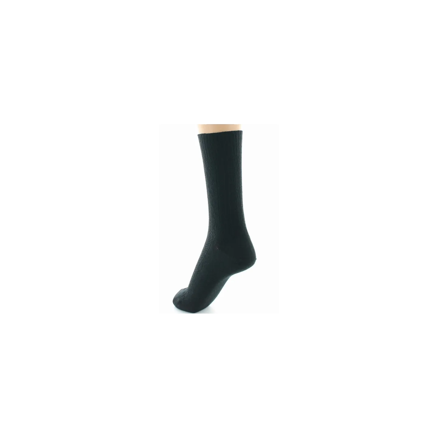 Women's Sensitive Legs Liane Black Socks Made in France - Perrin Reference: 18921| Chapellerie Traclet