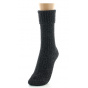 Women's Black Glitter Gaiters Made in France - Perrin
