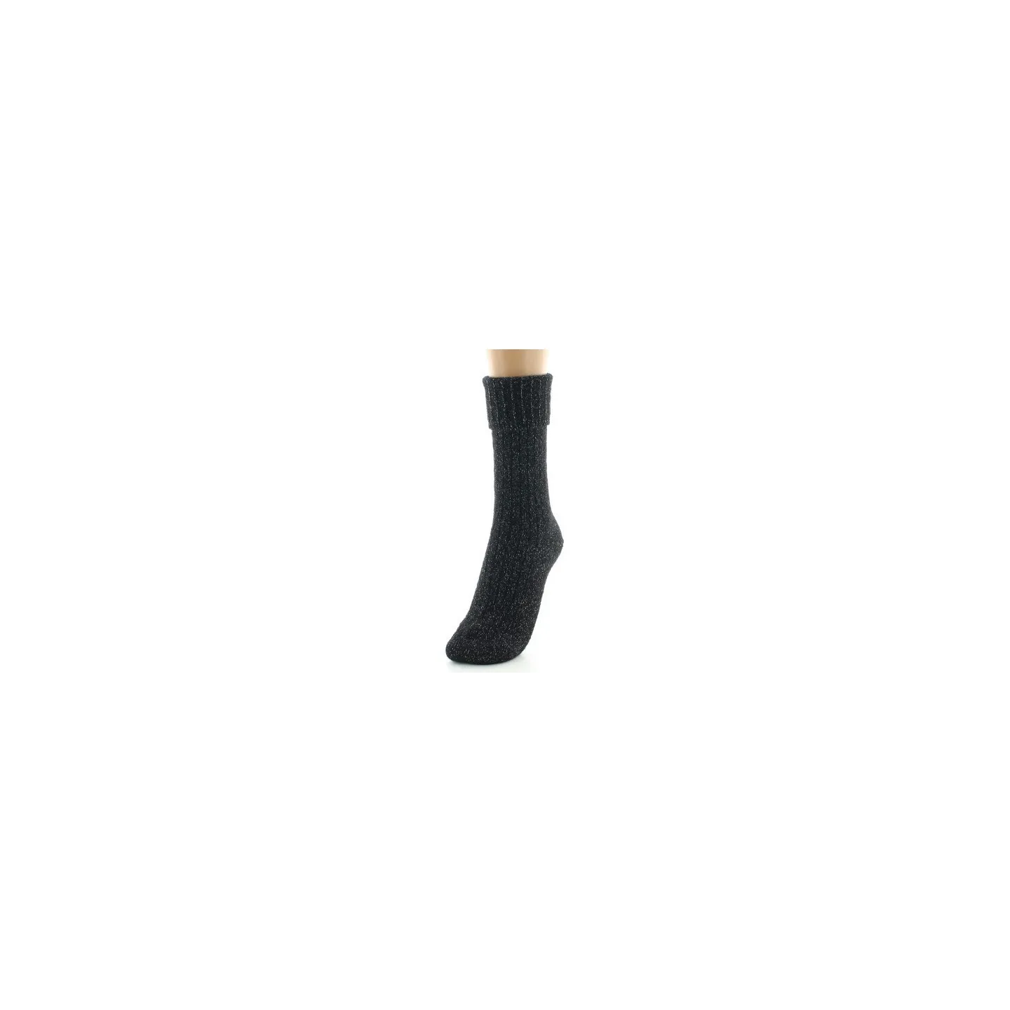 Women's Black Glittery Fingerless Gloves Made in France - Perrin  Reference: 18924 Chapellerie Traclet