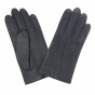 Men's Leather Gloves with Silk Lining Navy - Glove Story