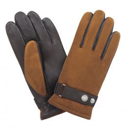 Two-tone Lambskin Leather Gloves - Glove story