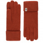 Wool and Cashmere Gloves Rust - Roeckl