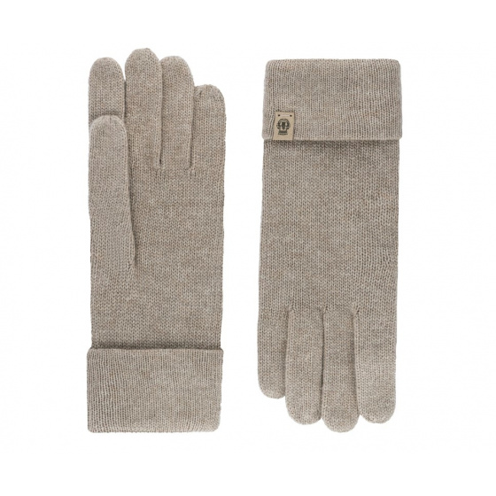 Edin Unisex Gloves Beige - Roeckl