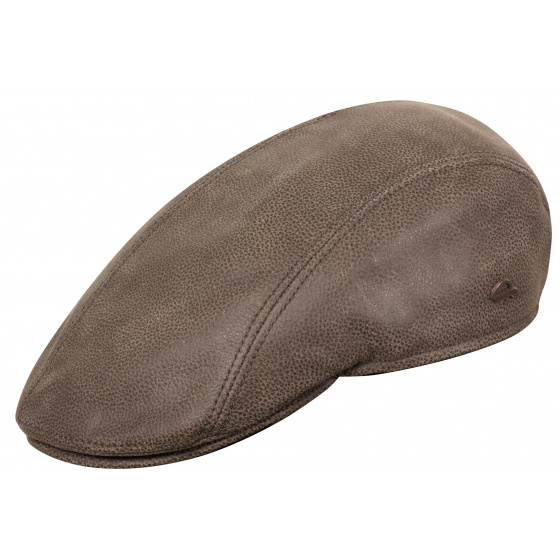Jackson Domed Leather Cap in Brown - Göttmann