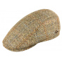 Jackson Flat Cap with Ear Flaps Wool Beige - Göttmann