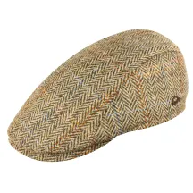Casquette Plate Jackson cache-oreilles Laine Beige - Göttmann