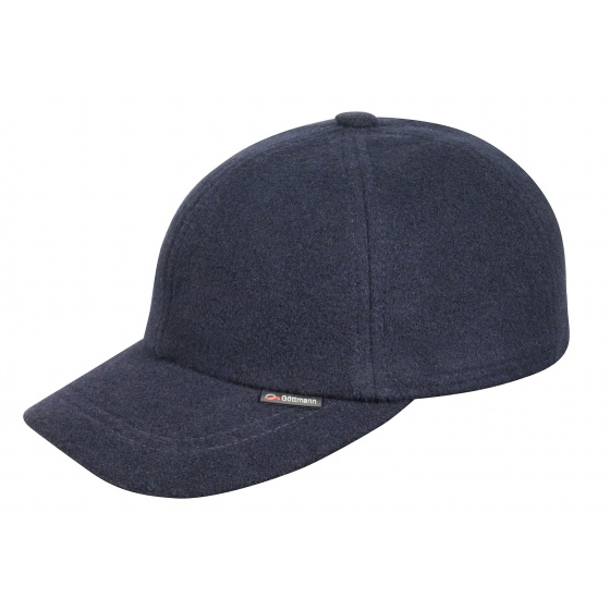 Jockey Wool Navy Earflap Cap - Göttmann