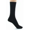 Sensitive Legs Elastic-Free Black Socks Made in France - Perrin Reference: 189237| Chapellerie Traclet