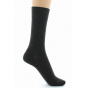 Brown Non-Elastic Sensitive Leg Socks Made in France - Perrin