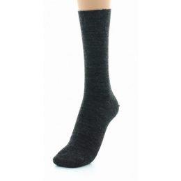 Sensitive Legs Socks Without Elastic Anthracite Made in France - Perrin