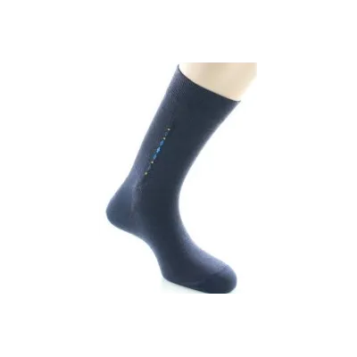 Men's Navy Wool Socks Made in France - Perrin  Reference: 18935| Traclet Hat Shop