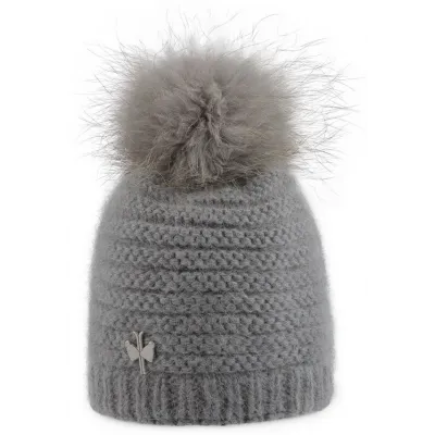 Bonnet à Pompon Naiade Gris - Pipolaki