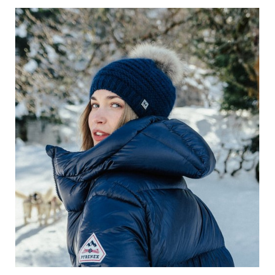 Naiade Pom Pom Beanie Petrol Blue - Pipolaki