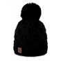 Black Armony Pom-Pom Beanie - Pipolaki