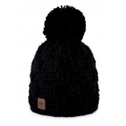 Black Armony Pom-Pom Beanie - Pipolaki