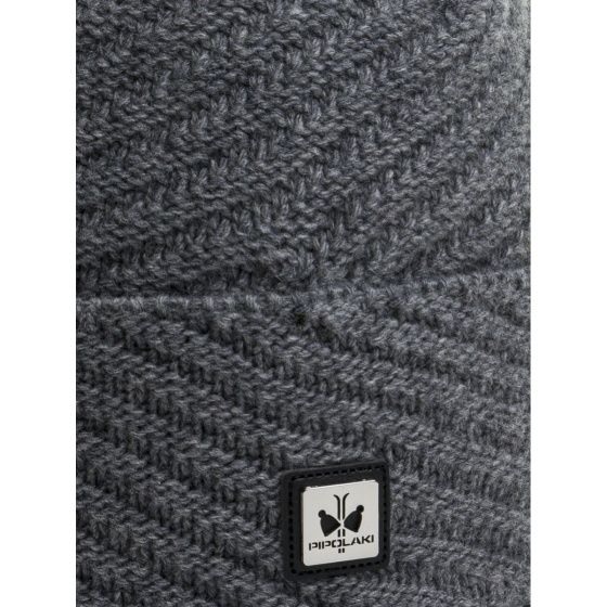 Bonnet à pompon Bella Gris - Pipolaki Bonnet à pompon Bella Gris - Pipolaki