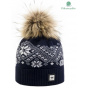 Enna Navy Pom Pom Beanie - Pipolaki