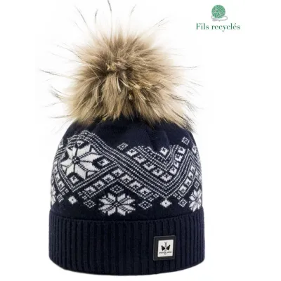 Enna Navy Pom Pom Beanie - Pipolaki Reference: 17130 | Traclet Hat Shop