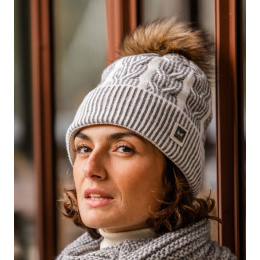 Rina Fur Pompom Beanie - Pipolaki