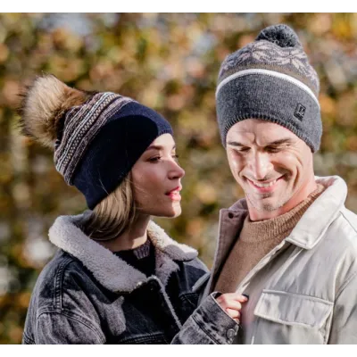 Bonnet à Pompon Verone Marine - Pipolaki