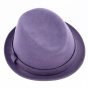 Colored Wool Trilby Hat - Traclet