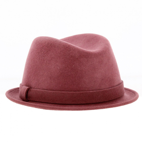 Colored Wool Trilby Hat - Traclet