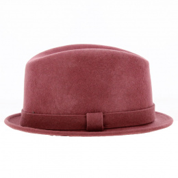 Colored Wool Trilby Hat - Traclet