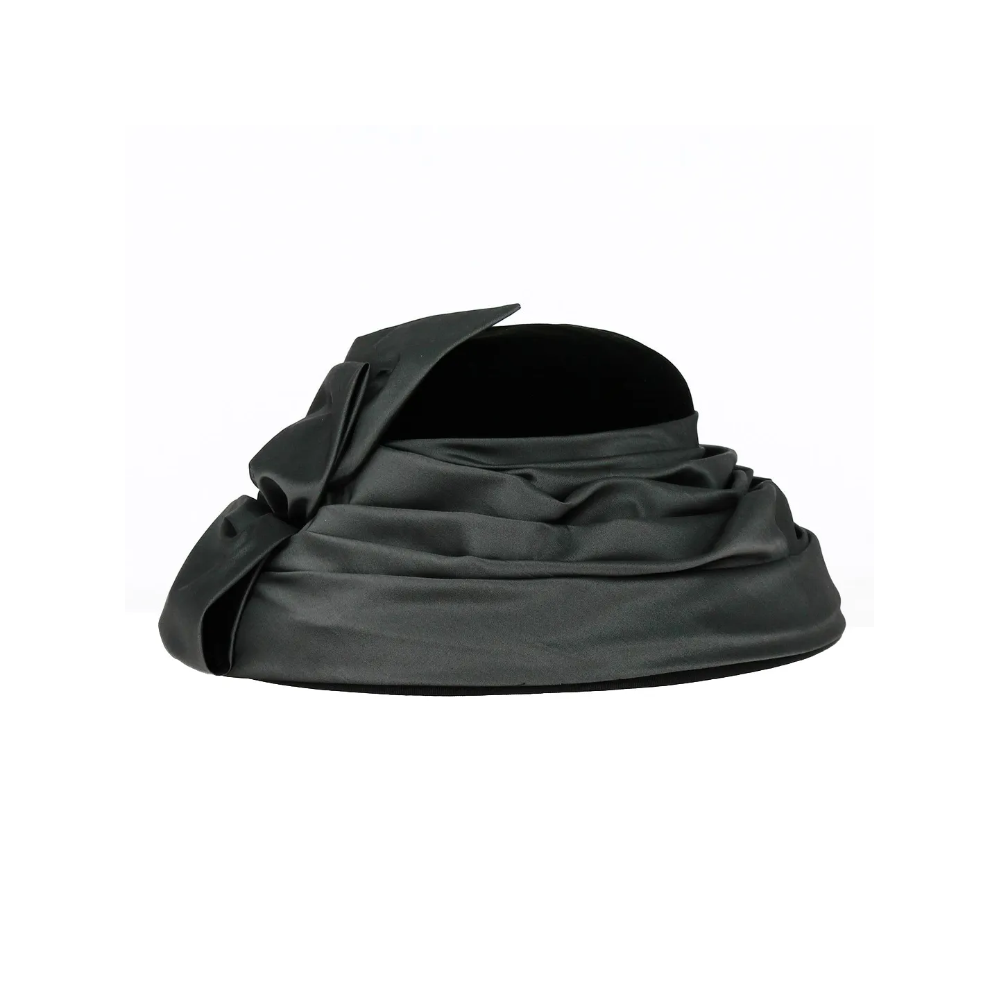 Capeline de gala Mathilde Noir - Traclet Reference : 5370 | Chapellerie Traclet