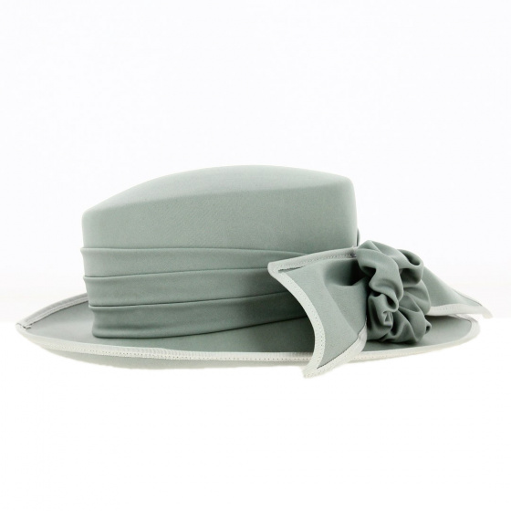 Grey Parissa Ceremony Hat - Traclet