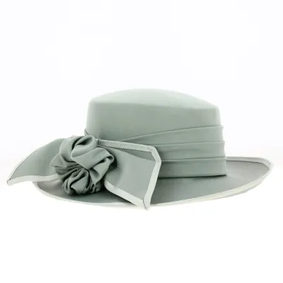Grey Parissa Ceremony Hat - Traclet Reference: 13068 | Traclet Hat Shop