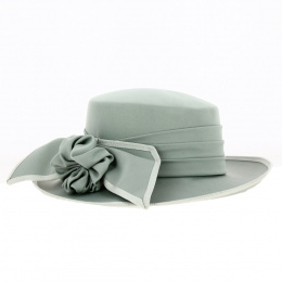 Grey Parissa Ceremony Hat - Traclet